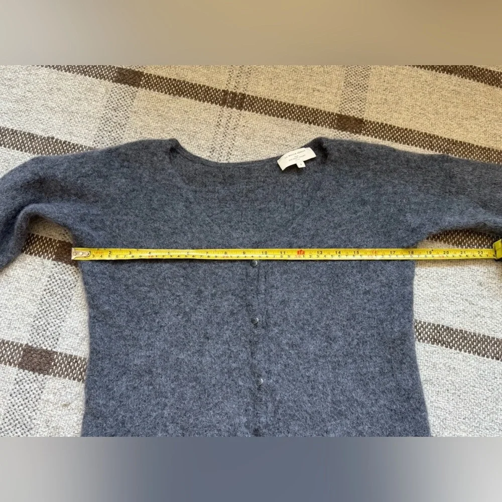 Sezane Barry V-Neck Sweater XS - Charcoal Grey - Picture 6 of 12